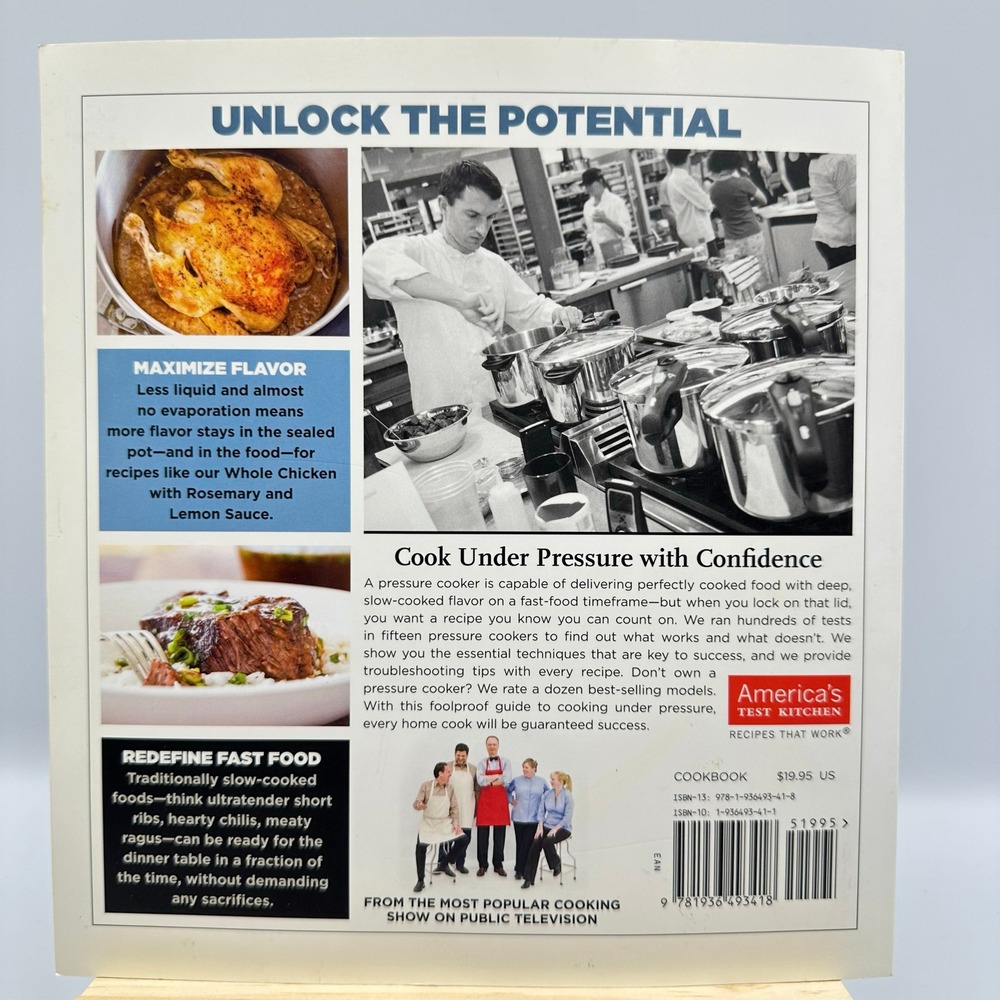 Pressure Cooker Perfection Americas Test Kitchen 2013 Paperback 100 Recipes VG - Picture 2 of 5